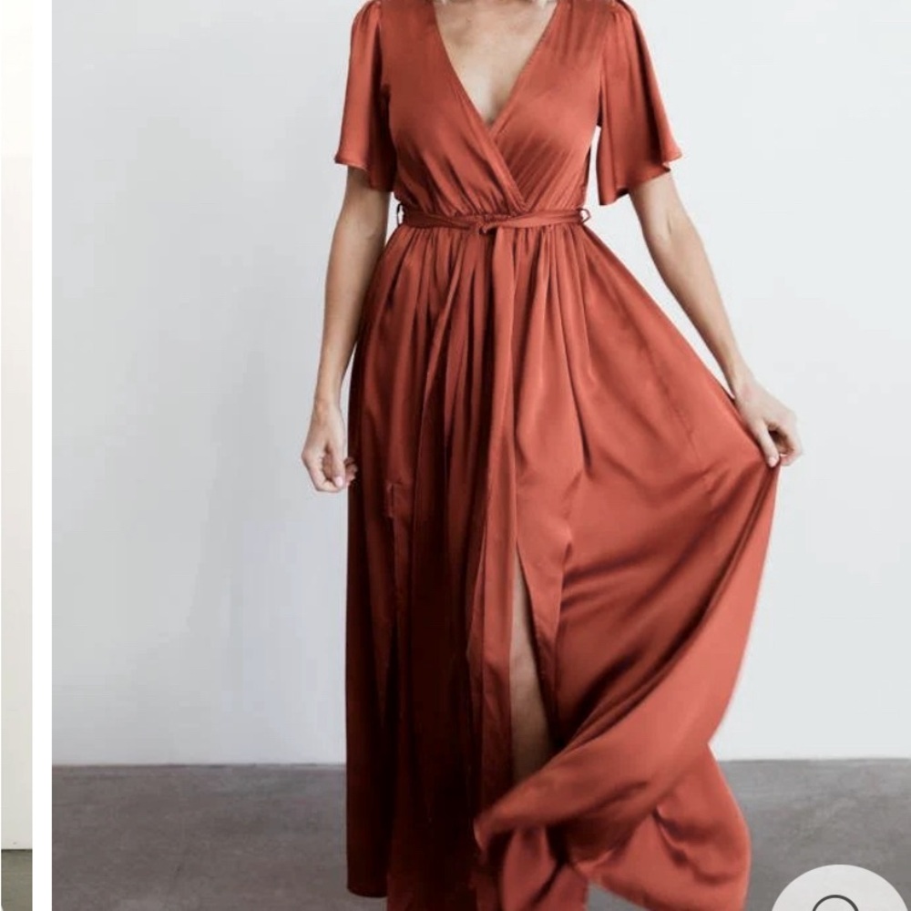 Baltic Born Sicily Satin Maxi Dress